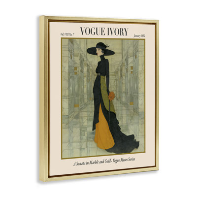Ivory Hall Magazine Floating Frame, design by A Barefoot Stylist