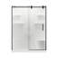 Ensemble de douche rectangulaire L 76 po x l 60 po x H 32 po Carlyn avec siège et tablettes intégrés-102146451-102146452