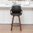 Youngstown Upholstered Swivel Counter Stool With Wood Frame-123200729