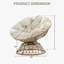  Chaise longue Papasan-566420959