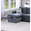 Canapé modulaire convertible en velours avec canapé-lit et canapé-lit-558982518