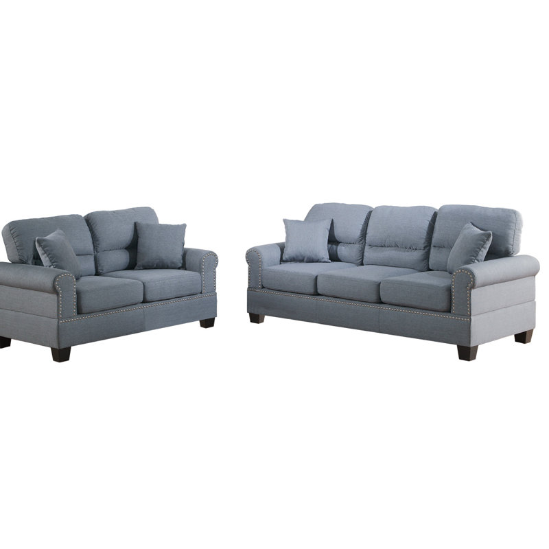 2 - Piece Living Room Set, Grey