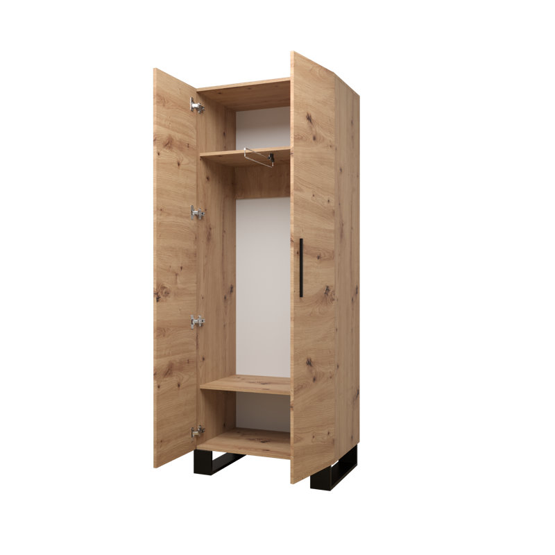 Tempo 2 Door Manufactured Wood Wardrobe