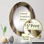 Fraipont - Miroir mural moderne ovale-1843603783