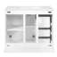 Meuble-lavabo moderne 36 po avec lavabo en céramique, porte à fermeture douce, tablette réglable et 3 tiroirs