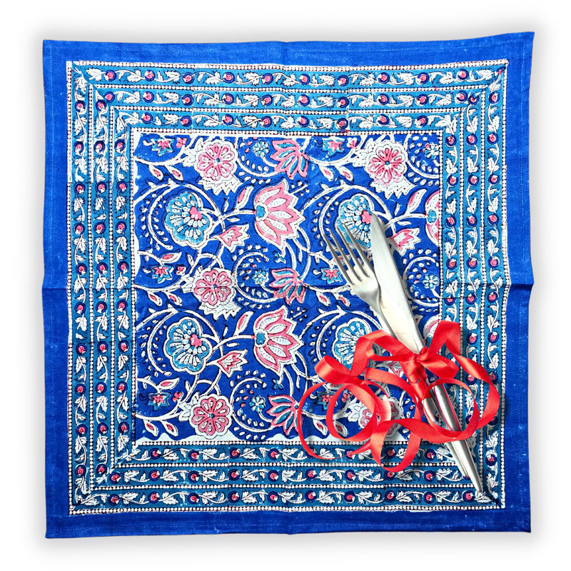 Ensemble de quatre serviettes en coton Donicia