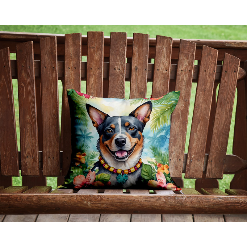 Coussin Luau, H 14 po x l 14 po