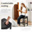 Tabouret de haute qualité avec coussin et structure en cuir-1825436646
