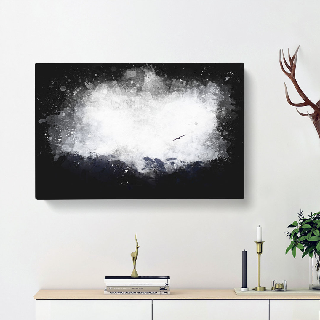 Eagle Flying Over Colca Canyon - Wrapped Canvas