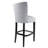 Upholstered Counter Stool with Solid Wood Frame-22857583