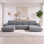 Bingo U-Shaped 6 Seater Sofa Bed