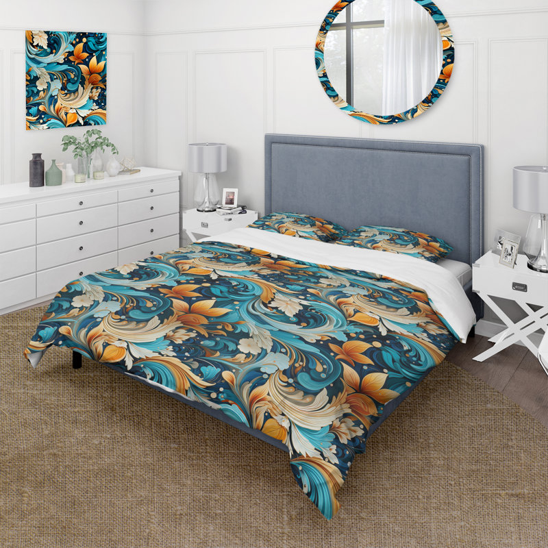 Ensemble de housse de couette Desert Mirage, Housse de couette simple + 1 taie décorative stan
