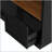 3-in-1 Hall Tree with Overhead Cabinet, 3 Adjustable Side Shelves & 4 Hooks-1364065216