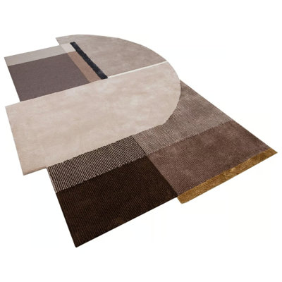 Viscose Striped Indoor Rug