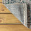 Tapis d'intérieur / extérieur gris / bleu sarcelle Nate Boho-313860502