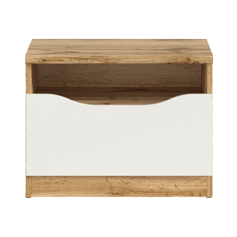 50cm W Composite Bedside Table