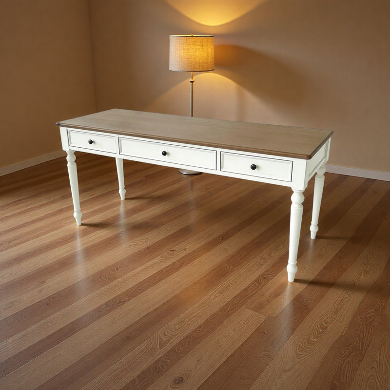 Bureau rétro de style américain, 30.70" H x 55.11" W x 23.62" D