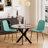 36in Round Dining Table Sets with Velvet Dining Chairs-1626548014-1626548015-1612051866
