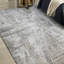 Tapis en laine / viscose noué à la main en beige / argent-86448543