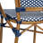 Damore Indoor/Outdoor Commercial Bistro Stacking Chair with Arms-638371366