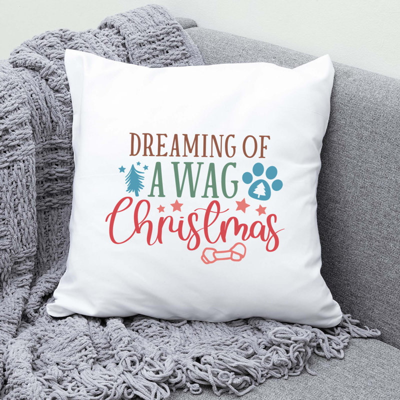 Chien de NoÃ«l - Rembourrage inclus, 20 po x 20 po