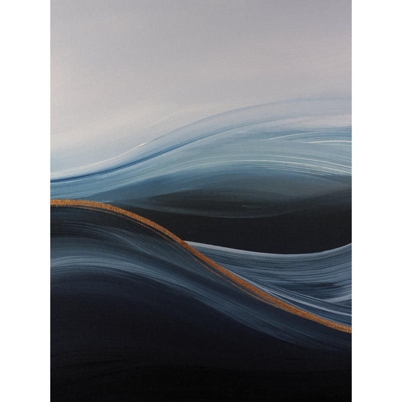 Azurée by Novi Lim, 32" H x 24" W, Wrapped Canvas