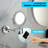 LED Wall Mount Makeup Vanity Mirror With 360 Degree Rotation Design