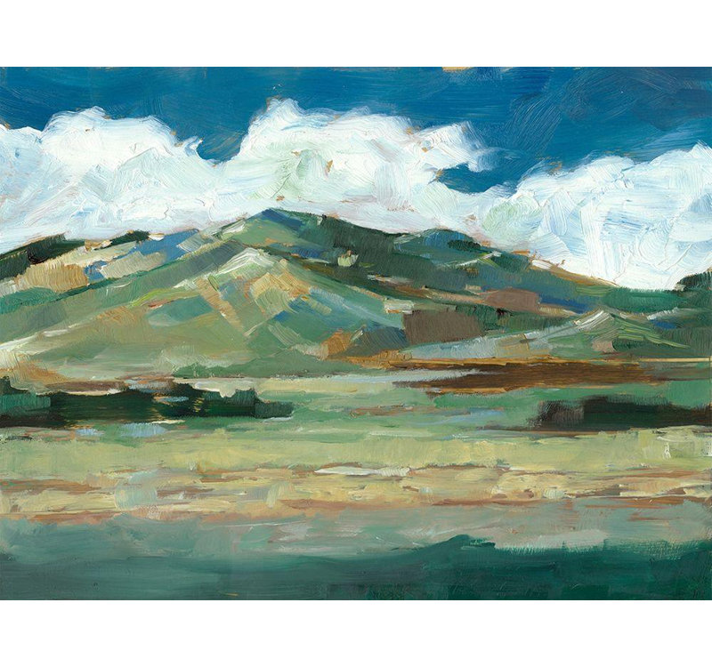 Red Barrel Studio® Harper, Ethan Gallery Wrapped Canvas Art Titled: Western Sky II 165506FN, 36" H x 47" W