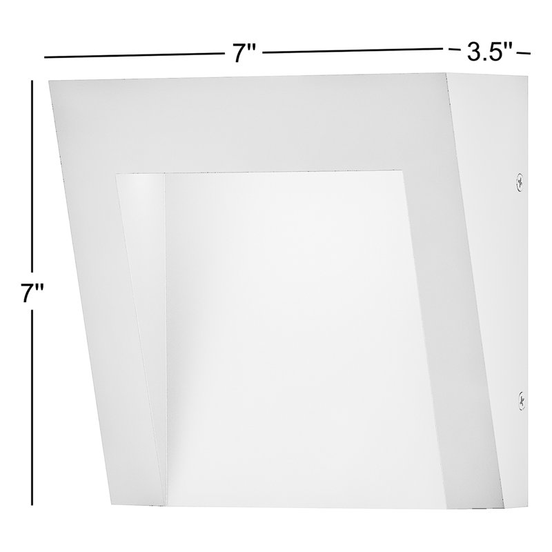 Hinkley Taper Integrated LED Outdoor Wall Mount, Textured Oil Rubbed Bronze
