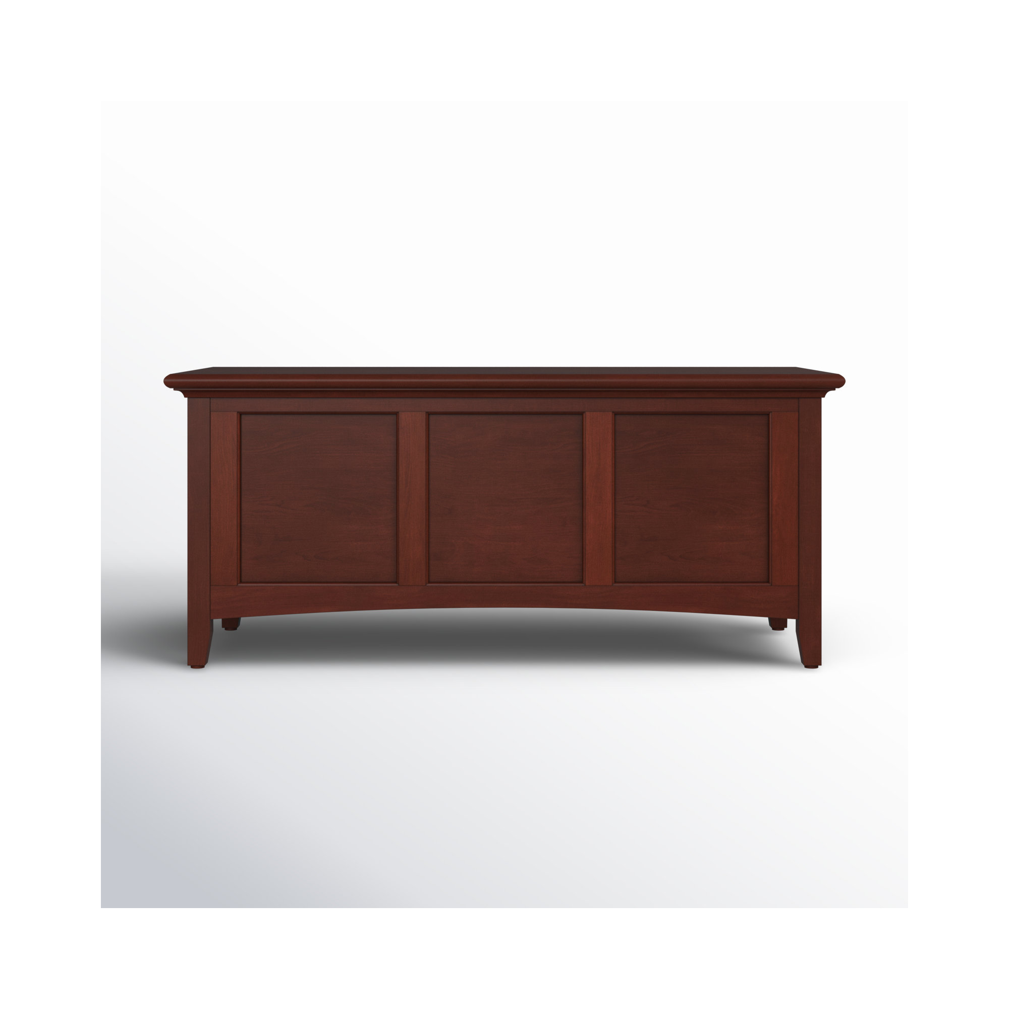 Melusina Solid Wood Blanket Chest , Cherry Brown