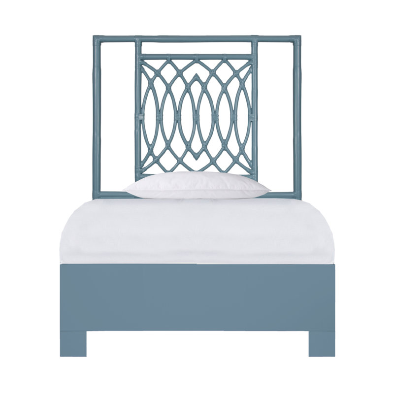 Haskins Platform Bed, Blue, Twin XL