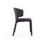 Ensemble de 2 chaises de salle à manger noires