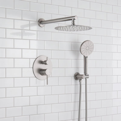 Circular Shower Faucet with Rough-in Valve