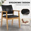 Chaise avec accoudoirs avec accoudoirs et pieds en bois massif Modern-1234168354