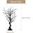 Small Artificial Tree For Table Centerpiece Black Fake Trees 1.9FT Faux Tree