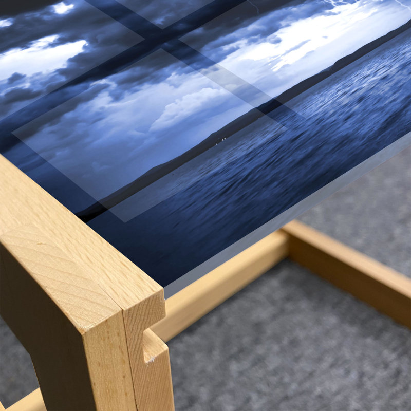Innayah Sled Coffee Table, 90cm H x 62cm W x 40cm D