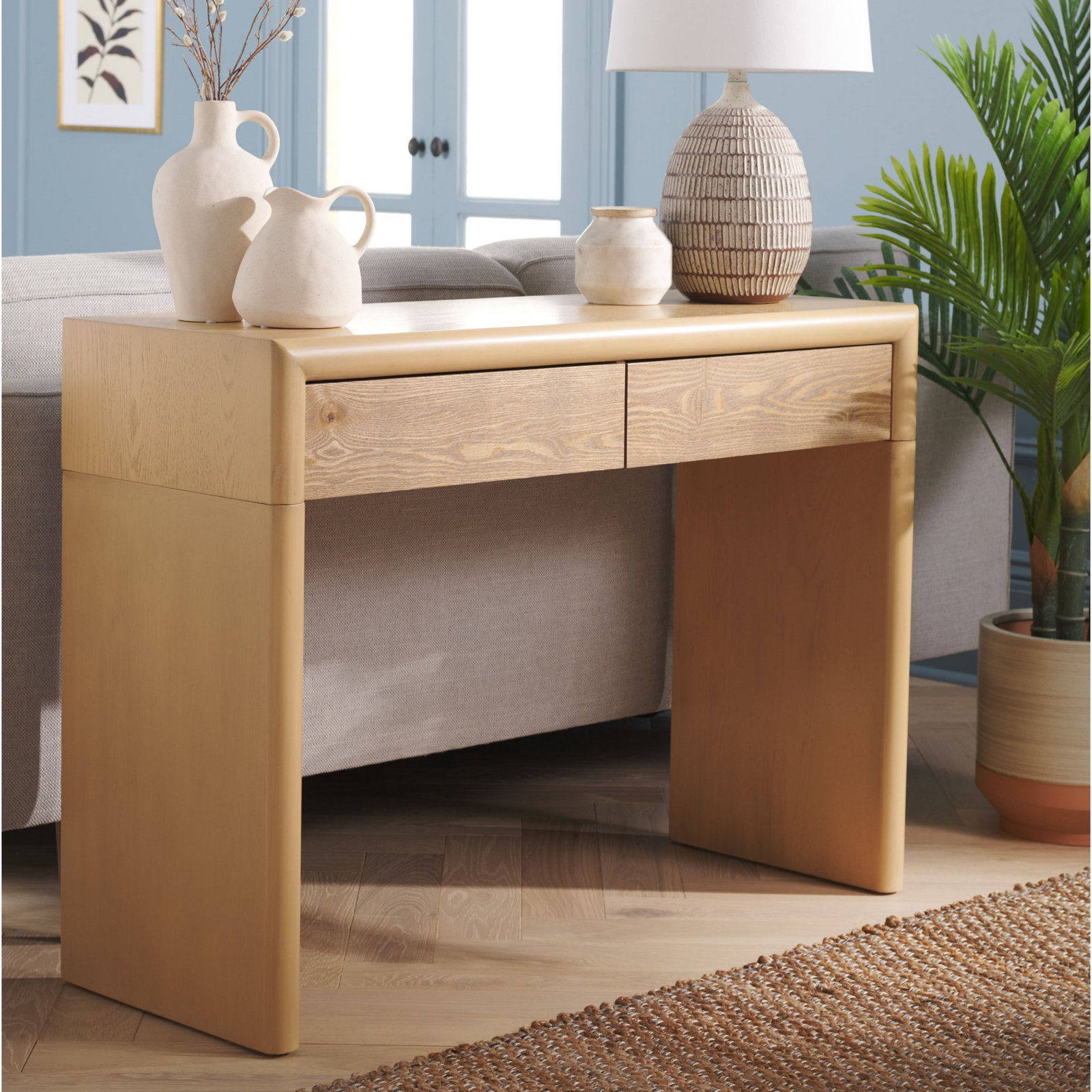 Valorie Console Table, Natural