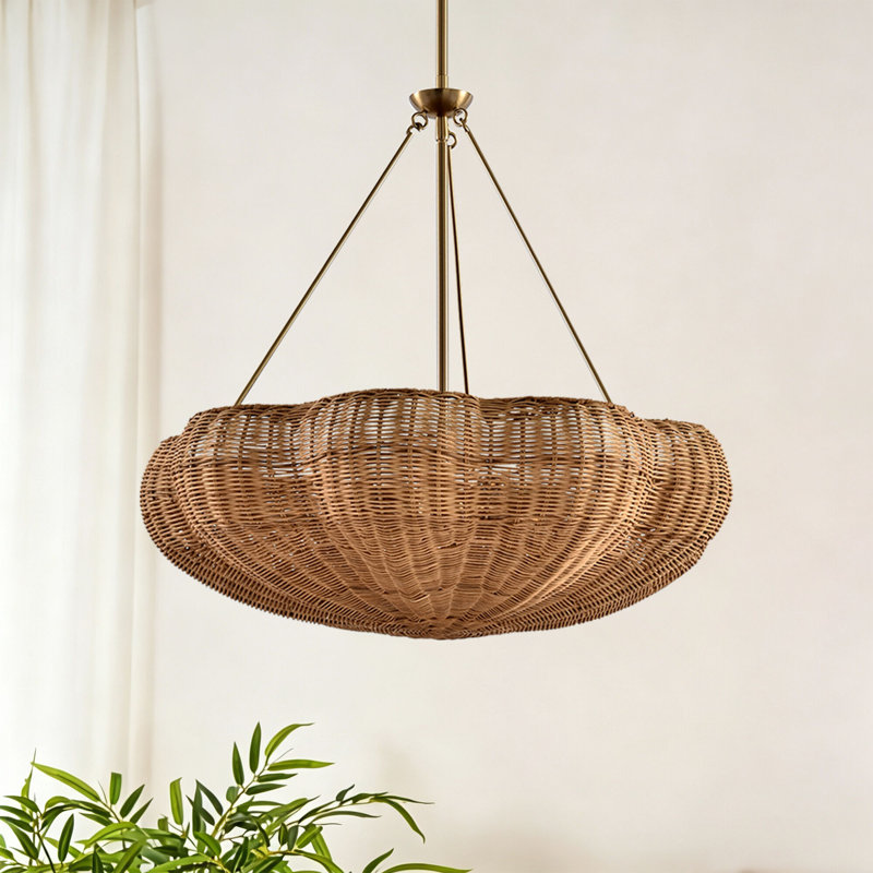 Rattan Chandelier