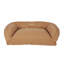 Lit orthopédique pour chien avec traversin en microfibre matelassé-40416253-40416254