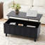Table basse à plateau relevable l 39,37 po avec rangement-1560552231