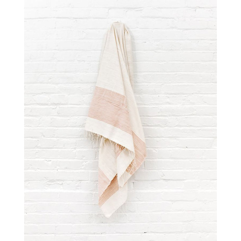 Riviera Cotton Bath Towel, Red