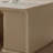 Design sense cream style solid wood coffee table
