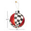 Tartan 6 Piece Ball Ornament Set