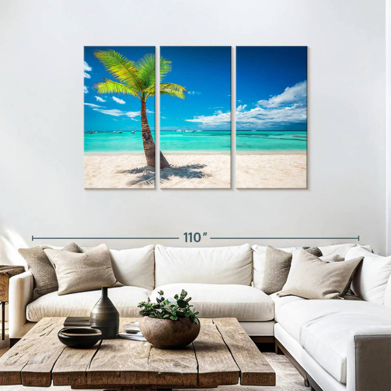 Dominican Republic Island Gillard, 48" H x 74" W