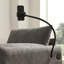 Canapé simple de 38 po avec repose-pieds de rangement, support de téléphone réglable, chargeur USB, poches de rangement latérales, accoudoirs en forme d'oreiller, chaise longue à siège large-647255869