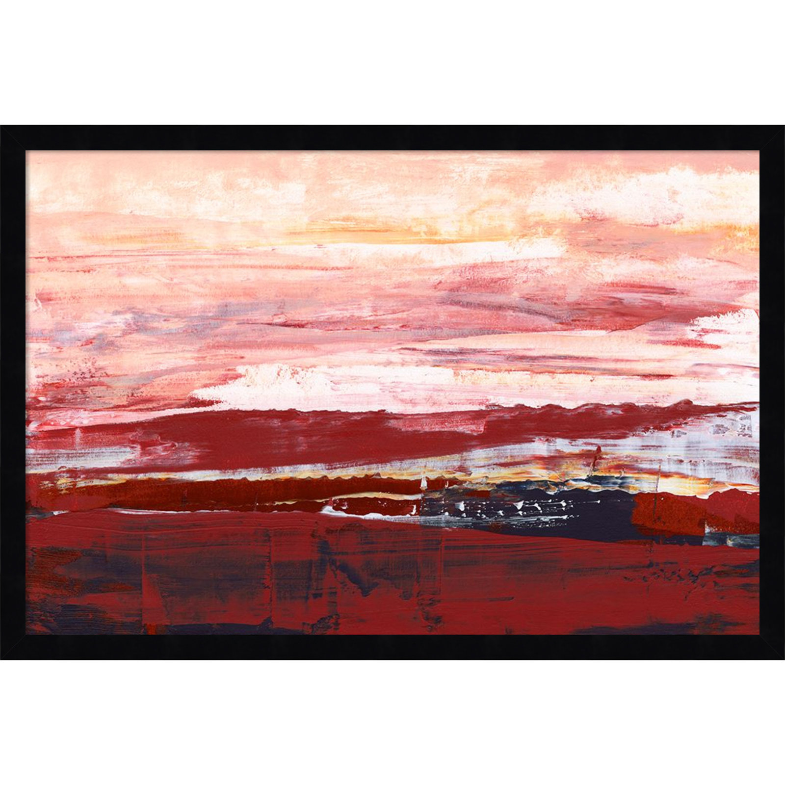 Summerset I Print by Sharon Gordon, Black, 17" H x 25" W