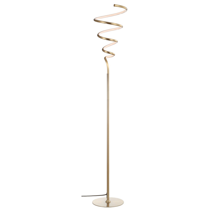 Lampe sur pied DEL 61 po Vannucci, Or