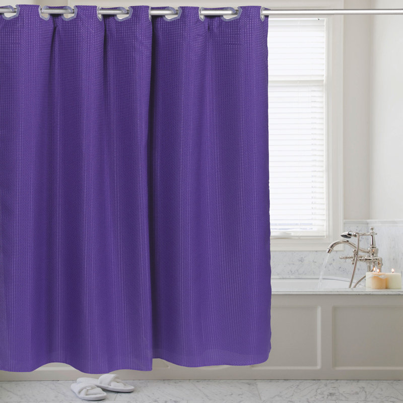 Jamarl Shower Curtain with Liner Included, Purple