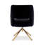 Fauteuil pivotant rembourré Breann-93705356