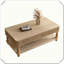 Table basse cannelée avec rangement-1489207926